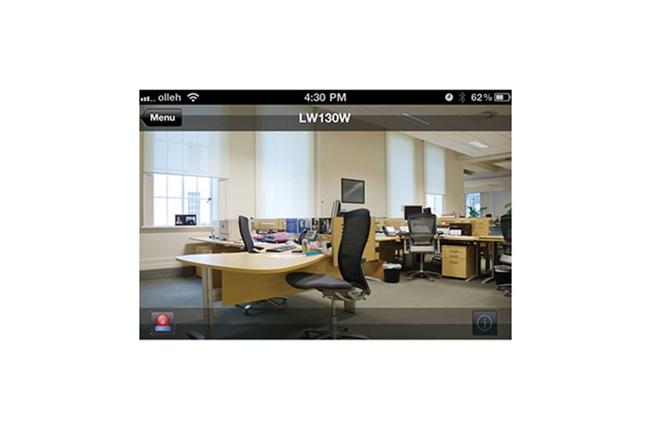 LG Ipsolute Mobile App  for iPhone, LVM110i