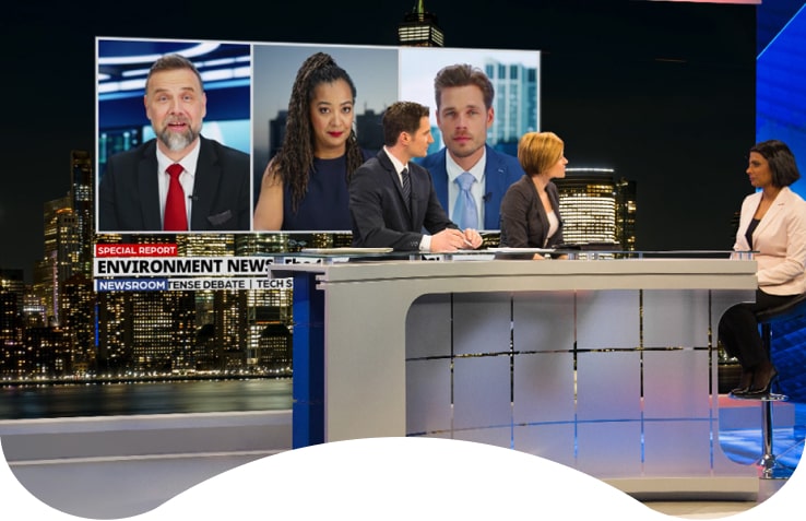 Learn how LG Integrated Solutions enriches broadcasting news desk experience with advanced display devices.