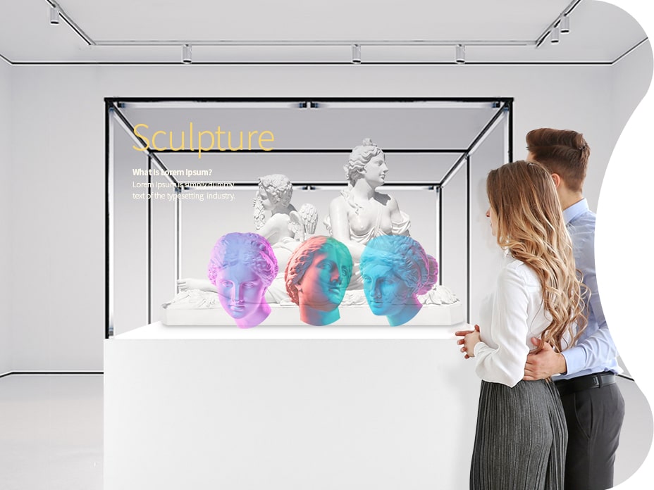 LG Transparent OLED brings content to life, blurring the line between the content and the real objects placed behind the screen.