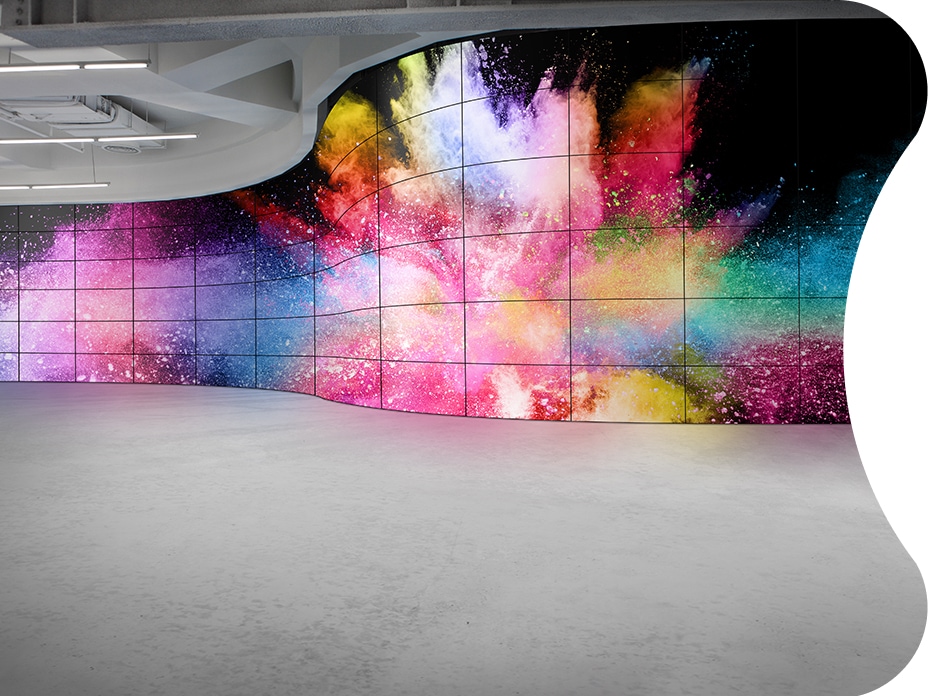 LG OLED signage delivers unsurpassed advertising effectiveness, redesigning space as a prestige enhancing landmark with perfect colors and innovative forms.
