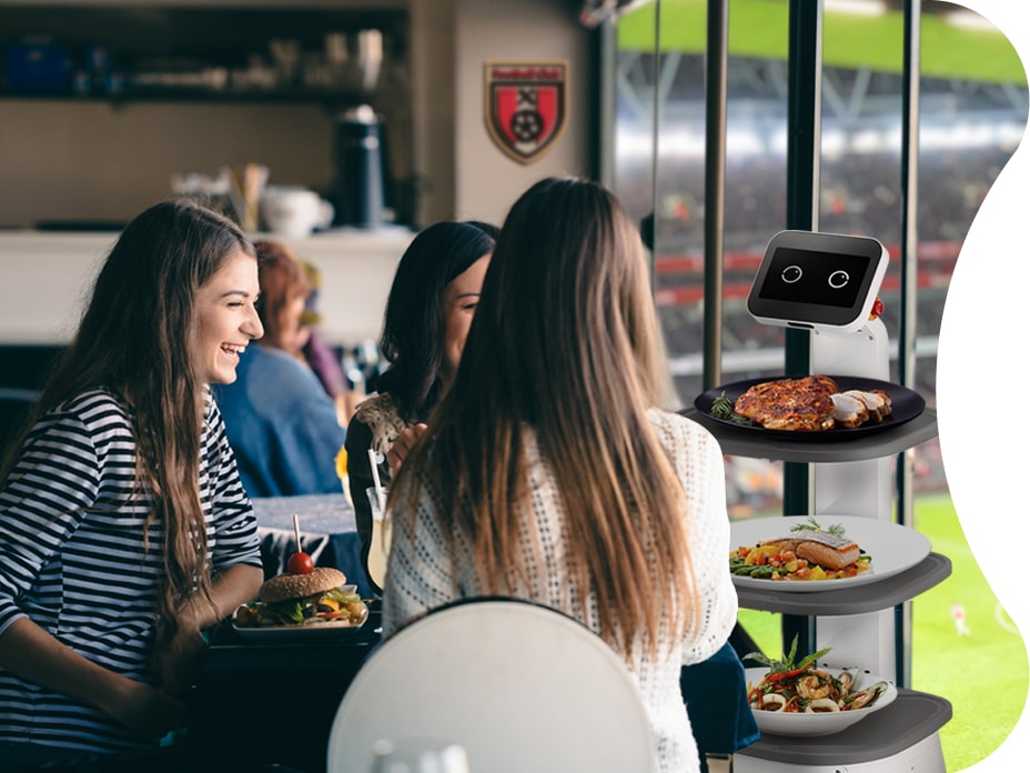 Leave the repetitive serving and clearing tasks to CLOi Servebot and focus on customer experience. 