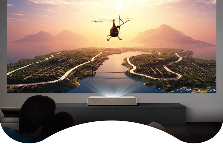 Your Own Cinema from Inches Away. Make any space your ultimate home theater. The LG CineBeam HU915QE Projector is our ultimate in premium short-throw projector, offering radiant brightness at 3,700 ANSI lumens.