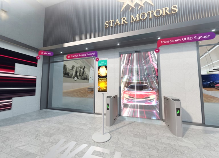 LG Transparent OLED Signage | LG GLOBAL