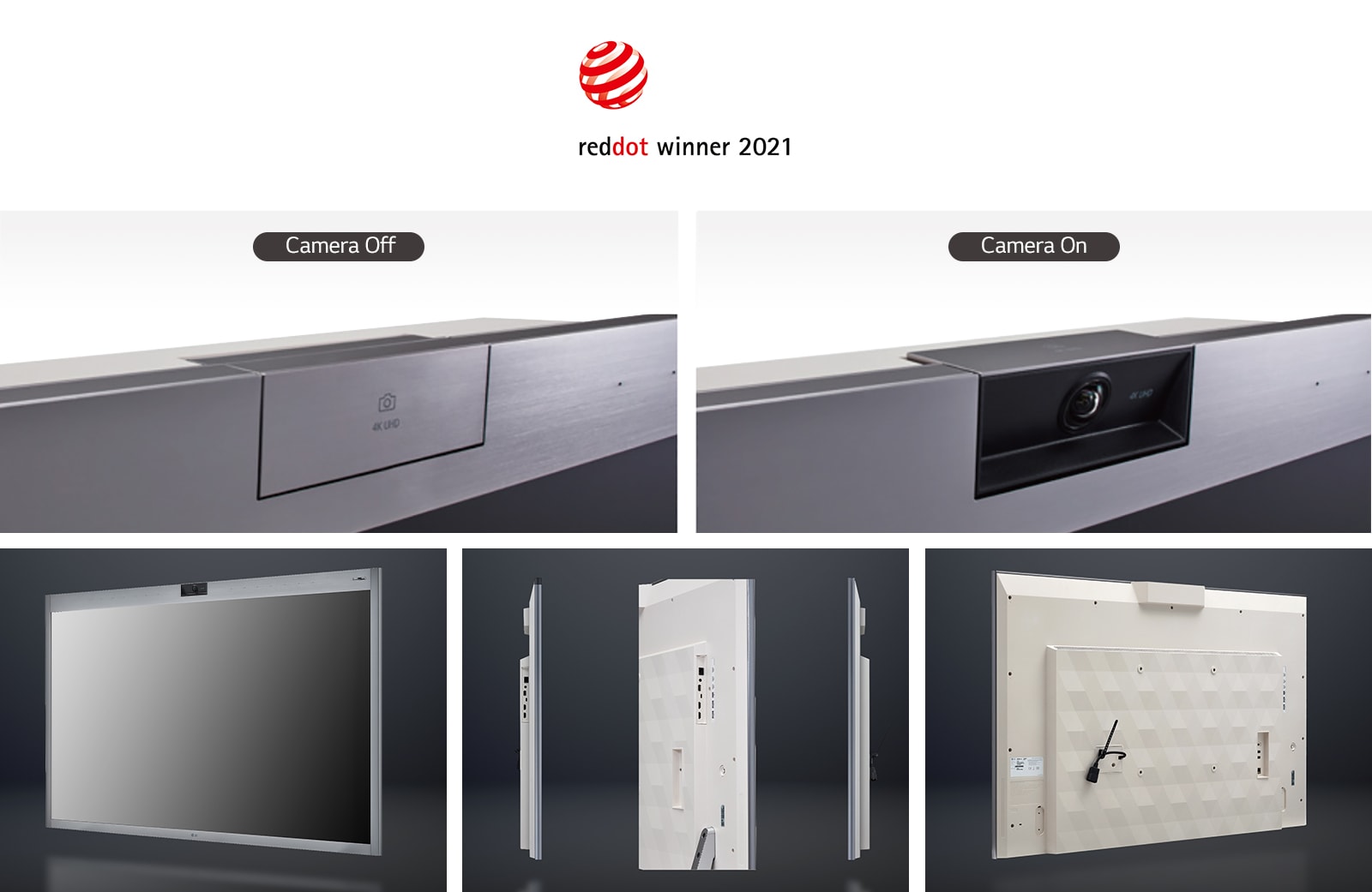 Awarded the reddot Design Award  & iF DESIGN AWARD 20211