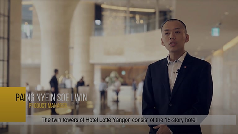 LG HVAC Case Study Hotel Solution_Myanmar "Lotte Hotel"2
