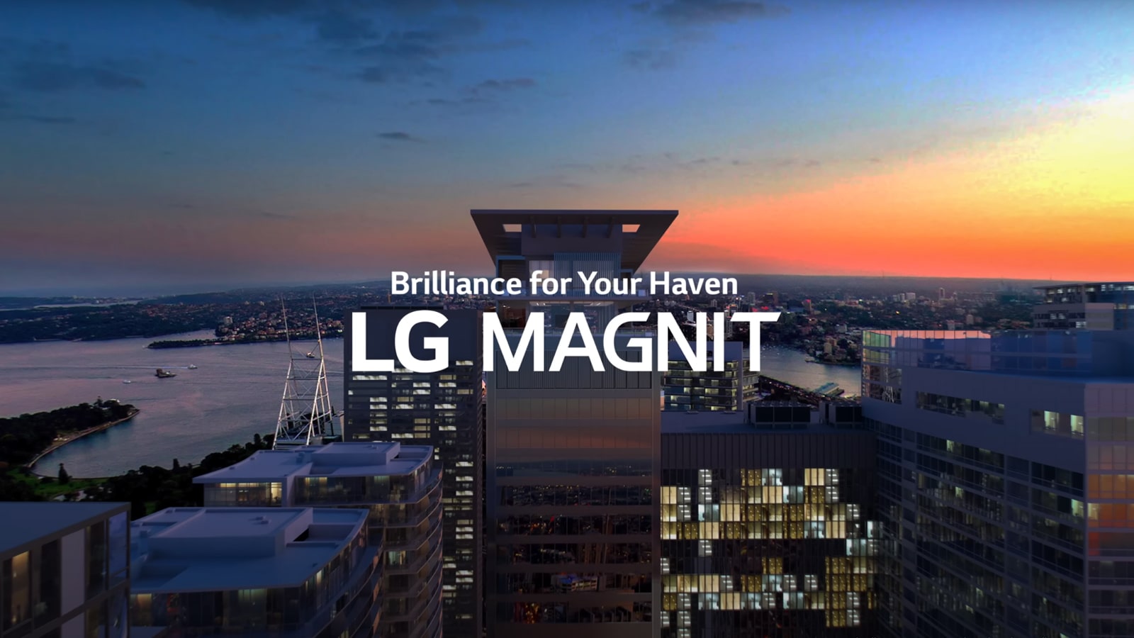 The video shows various luxurious lifestyles that LG MAGNIT can provide to its customers.