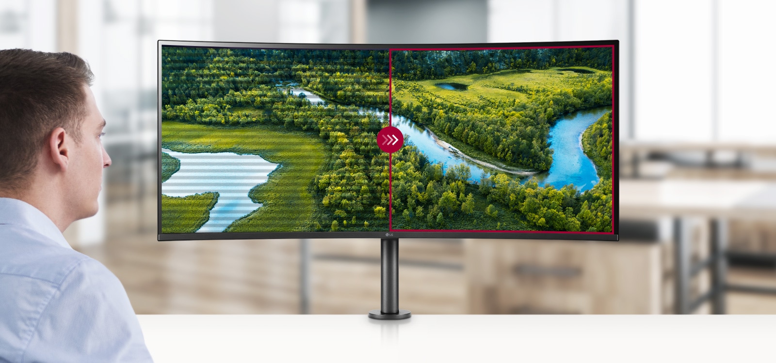 Flicker Safe reduces invisible flickering on the screen and provides a comfortable working environment for your eyes.