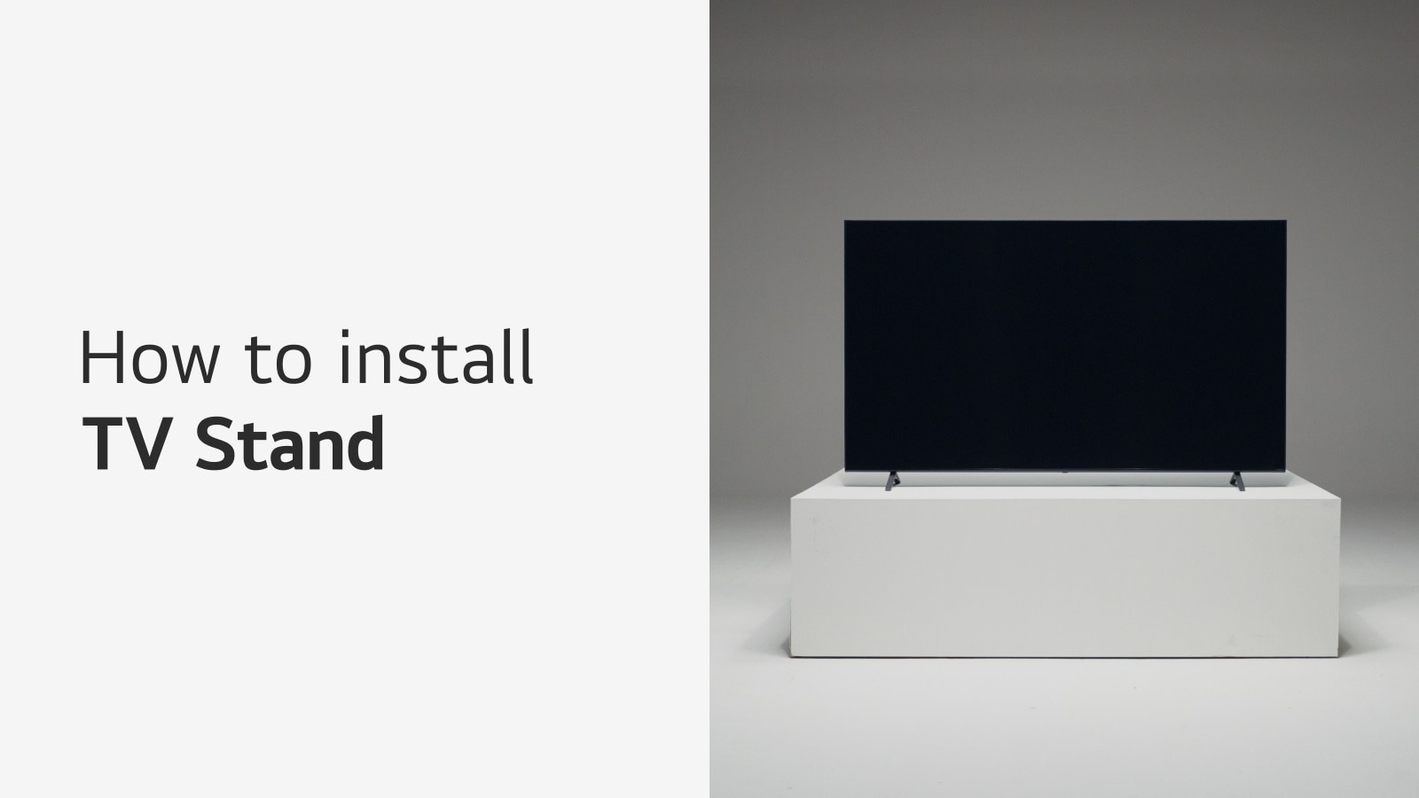 How to install TV Stand | How to Videos | LG Global