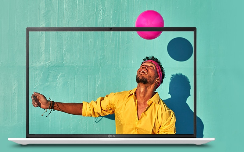 gram delivers a wide color gamut with DCI-P3 99%(Typ.).