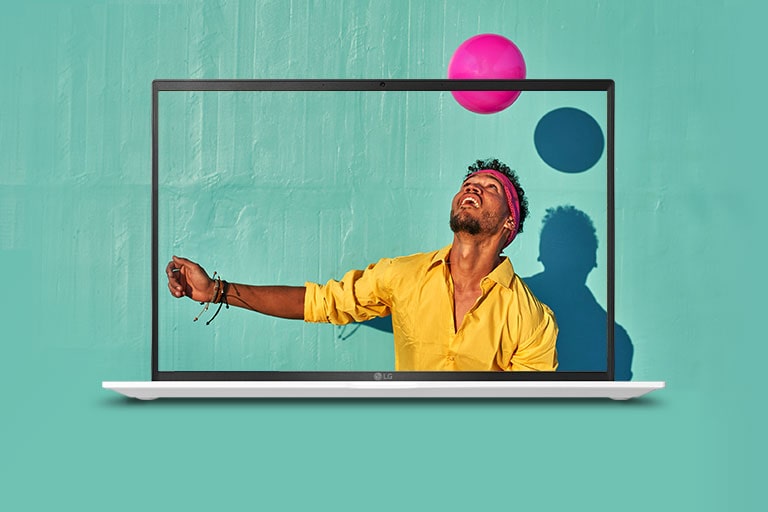 gram delivers a wide color gamut with DCI-P3 99%(Typ.).