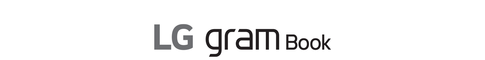 LG gram Book logo.	