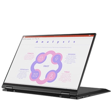 It shows the usage with stand mode.