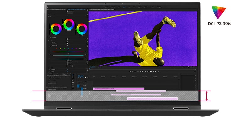 The animation shows high resolution 16:10 aspect ratio display image.