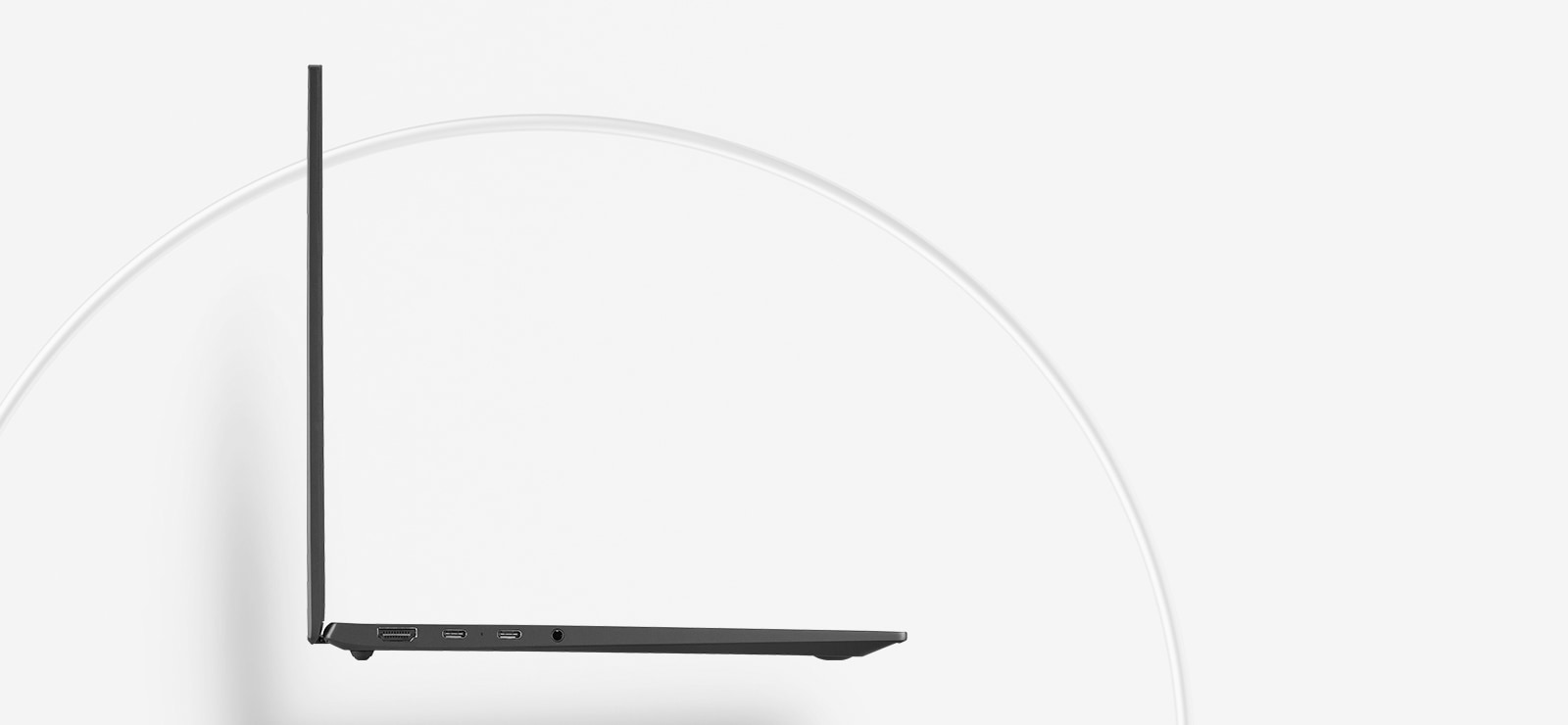 The slim, light body of the gram provides mobility and productivity.