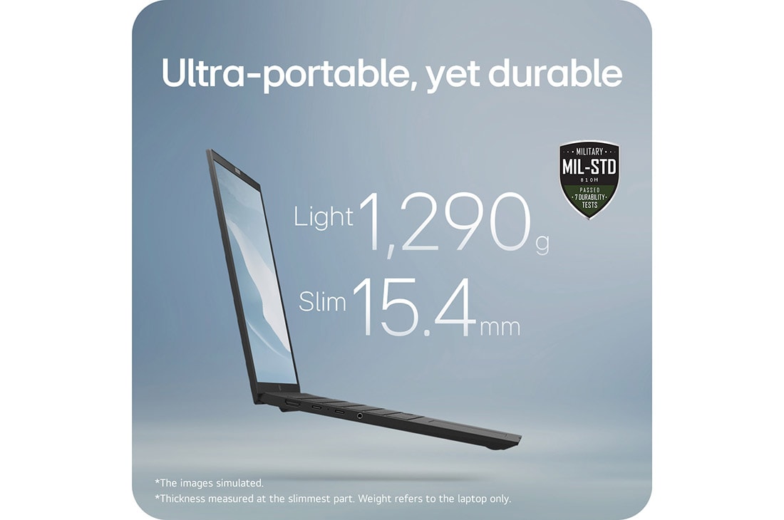 LG gram 15” |  Lightweight Intel® Core™ Ultra Processor Laptop | Windows 11 Pro, gram Hybrid AI, Copilot, LG gram Link, FHD Anti-glare IPS display, lifeview, 15Z90T, thumbnail 14