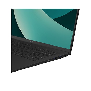 LG gram 16'' |  Lightweight Intel® Lunar Lake Laptop | Windows 11 Pro, gram AI, Copiliot+PC, LG gram Link, WQXGA 16:10 Anti-glare IPS touchscreen, +30 degree side port zoom-in view with cover open, 16Z90TL, thumbnail 5