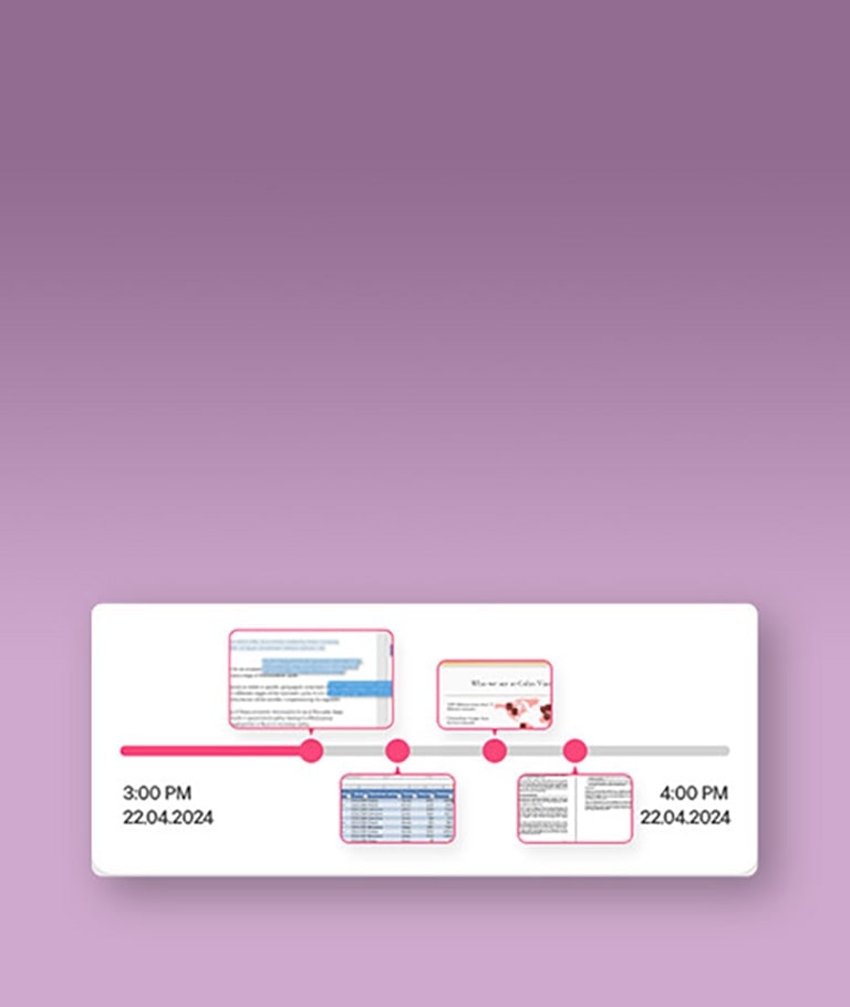 The image showcases a collection of devices including a laptop, tablet, and smartphone, all displaying the same content, emphasizing seamless cross-device connectivity. With both Apple and Android logos in the bottom right corner.	