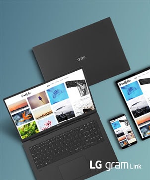 LG gram Link-connect with various devices-iOS-Android.	