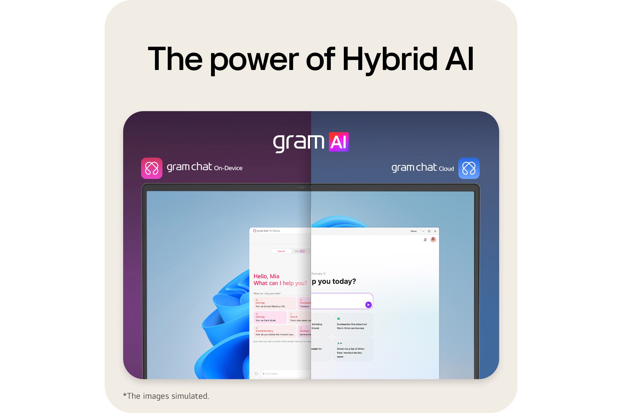 LG gram 17'' |  Lightweight Intel® Core™ Ultra Processor Laptop | Windows 11 Pro, gram Hybrid AI, Copiliot, LG gram Link, WQXGA 16:10 Anti-glare IPS touchscreen, lifeview, 17Z90T, thumbnail 12