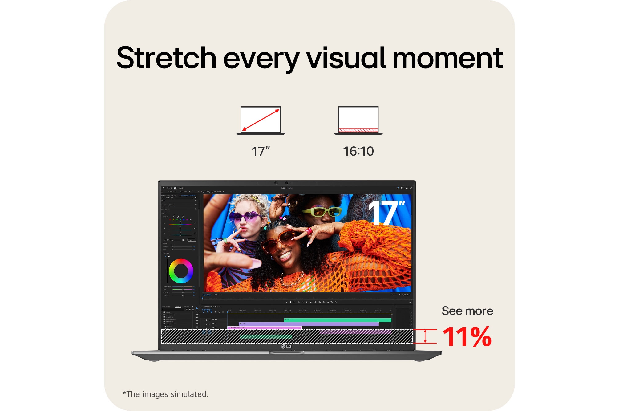 LG gram 17'' |  Lightweight Intel® Core™ Ultra Processor Laptop | Windows 11 Pro, gram Hybrid AI, Copiliot, LG gram Link, WQXGA 16:10 Anti-glare IPS touchscreen, lifeview, 17Z90T, thumbnail 16
