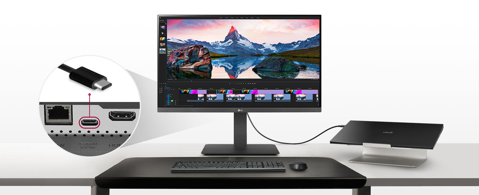 USB Type-C™ offering easy control and connectivity.