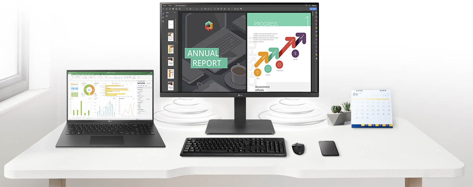 This monitor supports built-in Speakers.