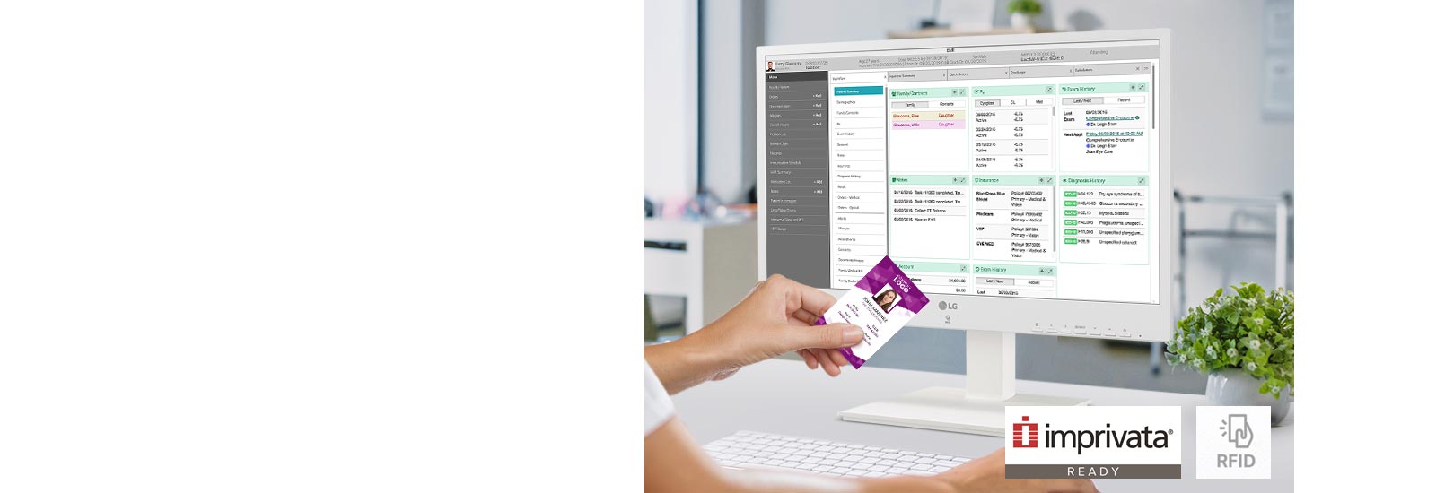 With RFID module, multiple people can use the device as a personalized thin client. This is useful for shift work, allowing various staffs to log into the personal virtual desktop on a single device. The RFID module improves security and prevents the leakage of sensitive data by facilitating end-user adjustment options such as controlling who is authorized to log into the thin client.