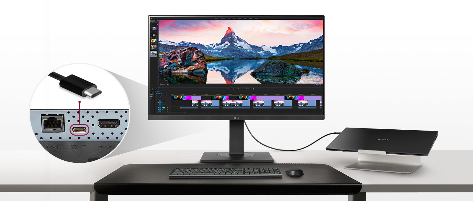 【タイプC給電】LG モニター 27インチ LG 27BQ65UB: 27-inch UHD 4K IPS Monitor with USB Type-C