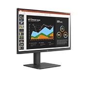 LG 27-inch Full HD (1920x1080) IPS Monitor with Built-in Webcam & Mic, +30 degree side view, 27BR750C, thumbnail 7