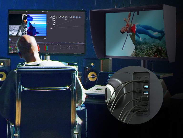 LG UltraFine™ OLED Pro is compatible with various types of devices