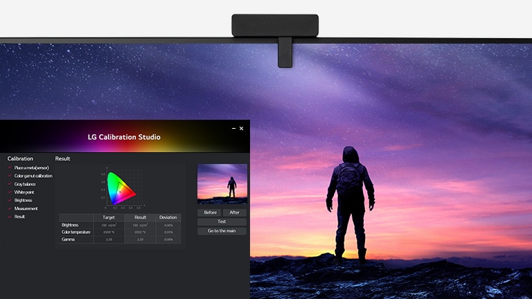 Detachable Auto Self Color Calibration Sensor.