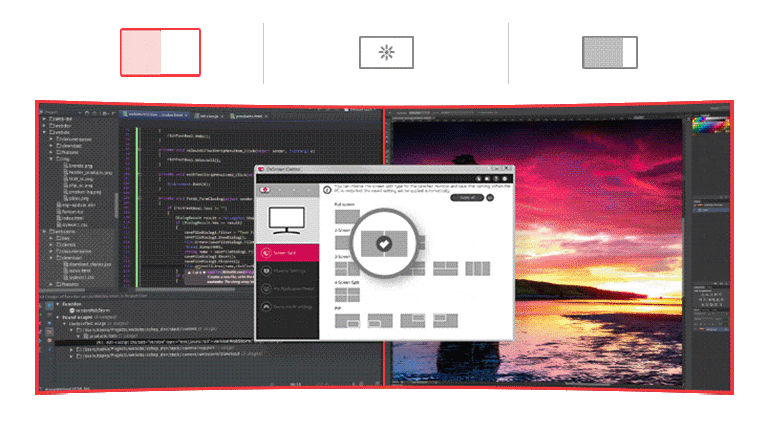 OnScreen Control offering Easier User Interface.	