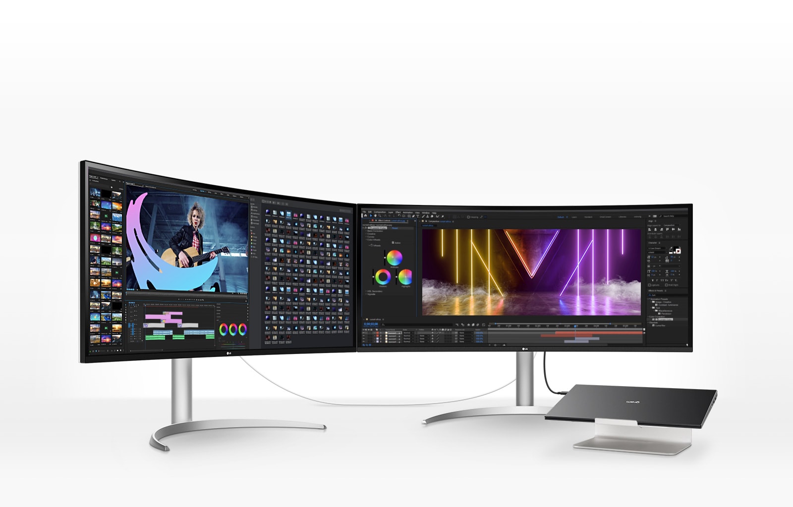 LG UltraWide 40WP95C-W 39.7 21:9 Curved FreeSync 5K2K 40WP95C-W