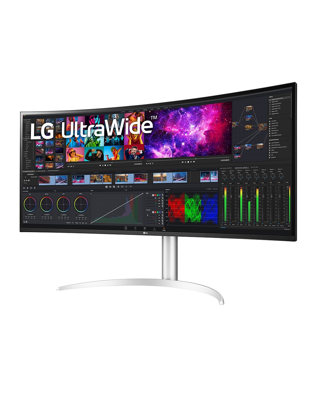 5K2K 曲面型ウルトラワイド(5120×2160)/Nano IPS LG 40WP95C: 39.7'' Curved UltraWide™ 5K2K Nano IPS Display