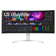 LG 39.7'' Curved UltraWide™ 5K2K Nano IPS Display, front view, 40WP95C, thumbnail 1
