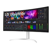 LG 39.7'' Curved UltraWide™ 5K2K Nano IPS Display, -15 degree side view, 40WP95C, thumbnail 2