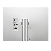 LG 39.7'' Curved UltraWide™ 5K2K Nano IPS Display, close-up view of ports, 40WP95C, thumbnail 8