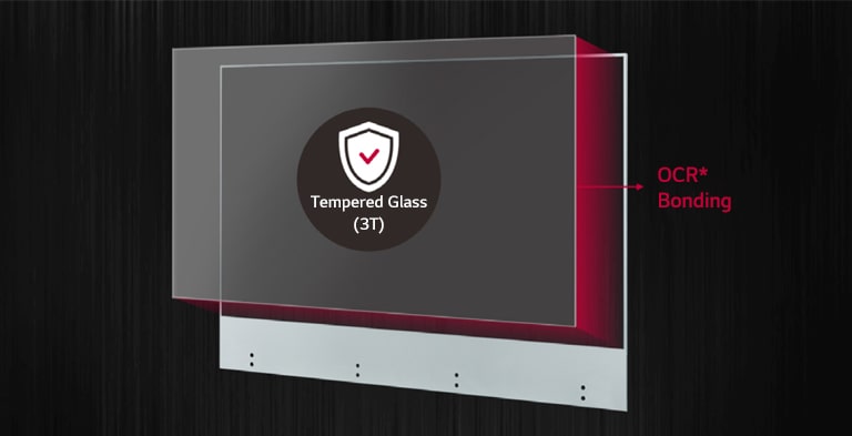 Attach thin and transparent tempered glass to the screen to maximize product protection and user safety.