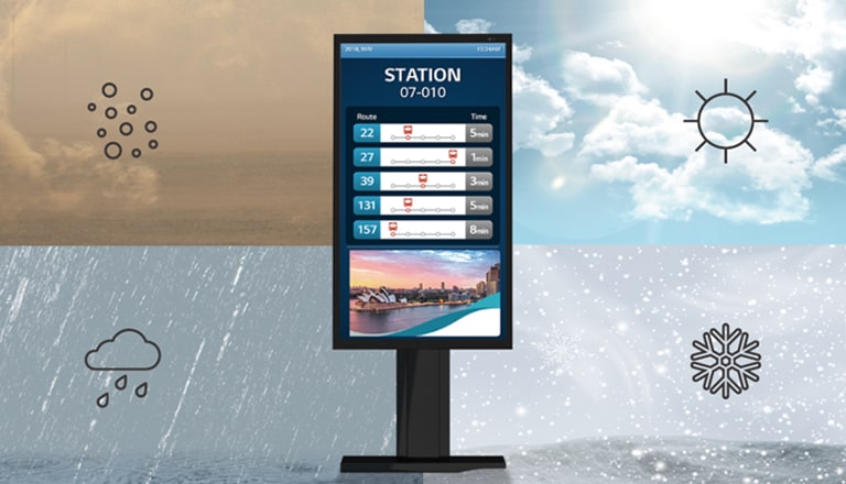 The XE3P is resistant to external elements such as water and dust.