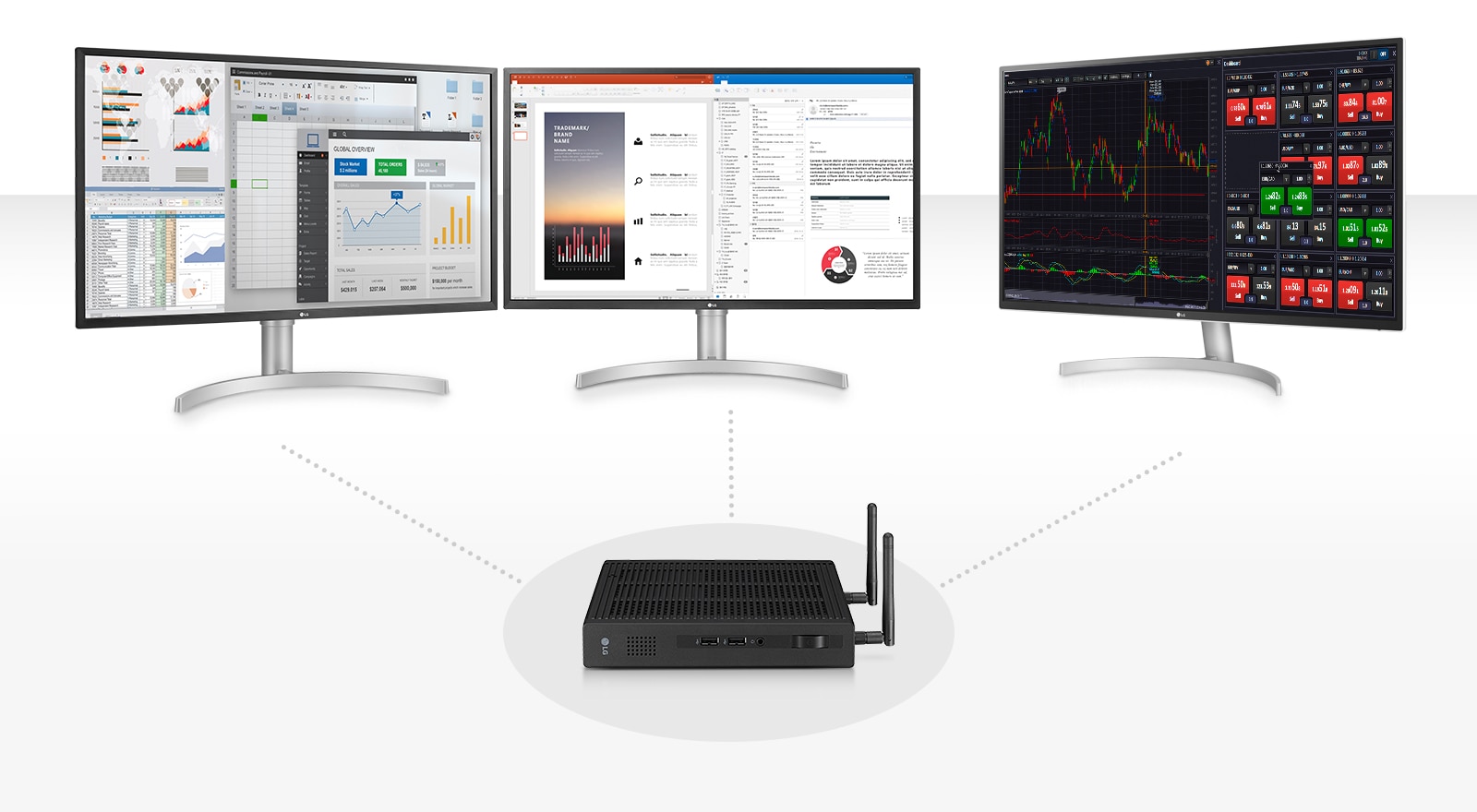 CL600I enabling to connect up to two 4K displays and one QHD display.
