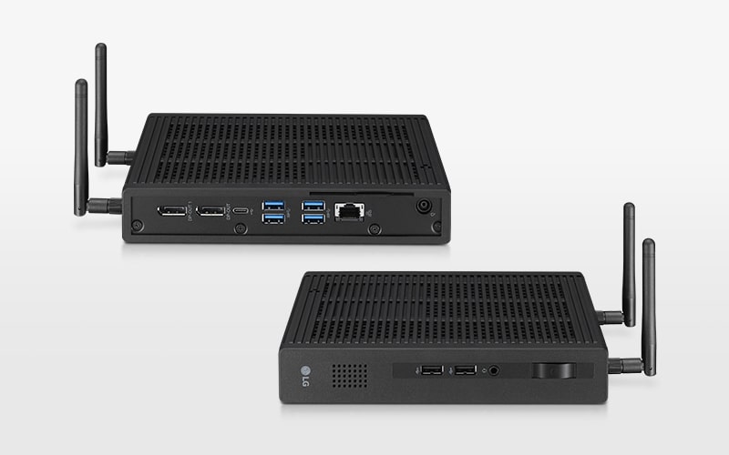 Various Interface : DisplayPort, USB Type-C™, USB 3.0, Gigabit Ethernet, USB 2.0,  Headphone & Mic Combo