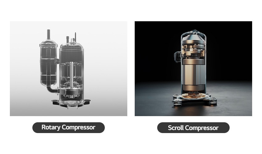The Differences between a Scroll Compressor and a Rotary Compressor