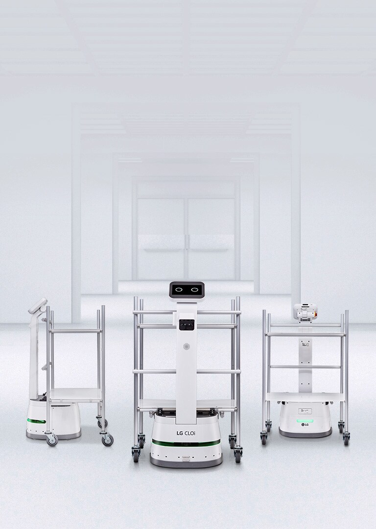 Meet reliable partners that will increase your work efficiency. LG CLOi CarryBot (LDLAXRO10)