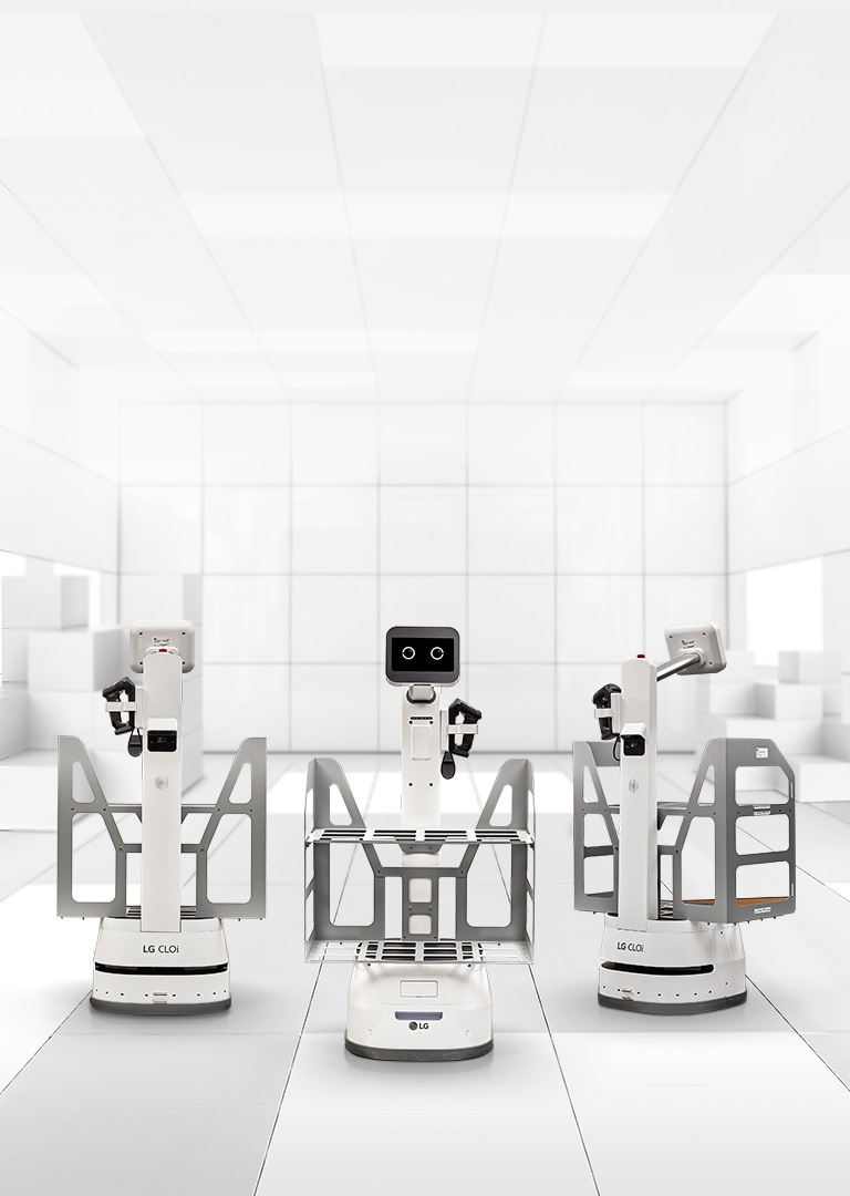 Meet reliable partners that will increase your work efficiency. LG CLOi CarryBot (LDLAXWT10)