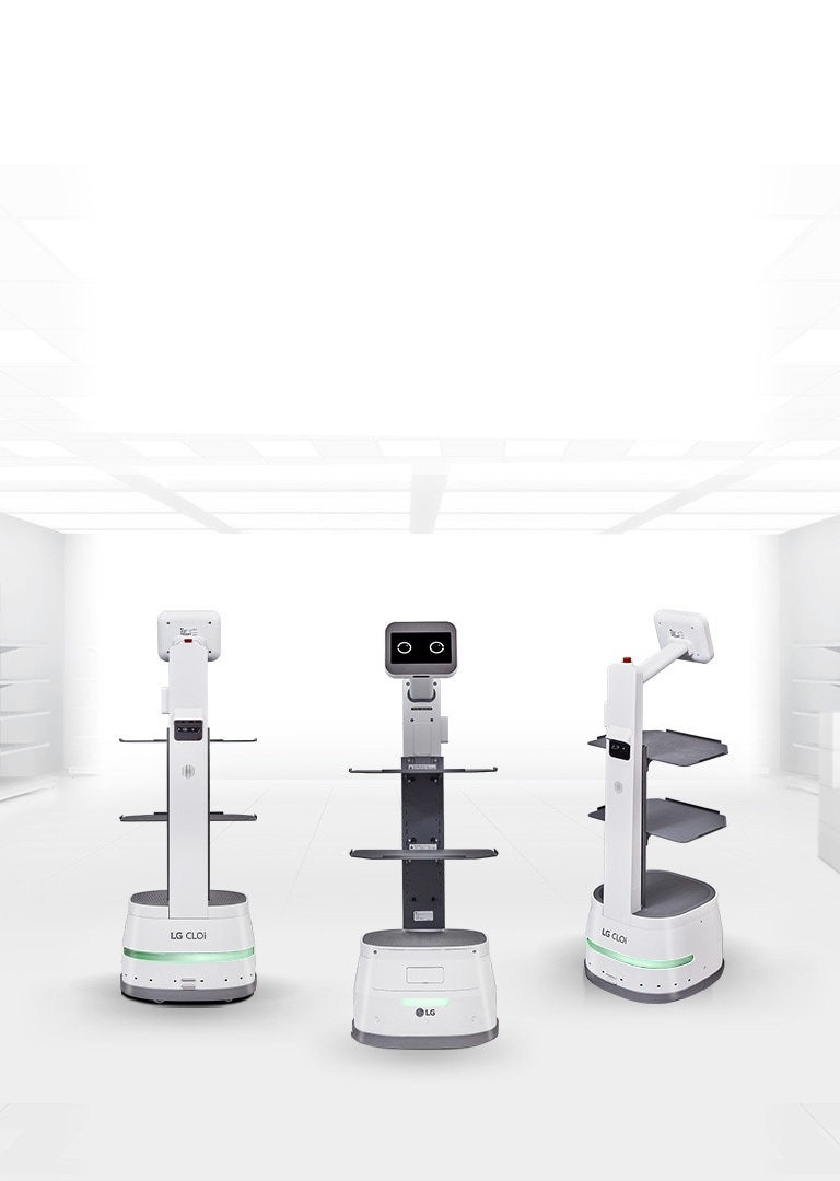 Meet reliable partners that will increase your work efficiency. LG CLOi CarryBot (LDLAXVT10)