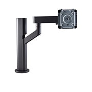 LG Ergo Stand, front  view with the arm on the right, EG800BB, thumbnail 1