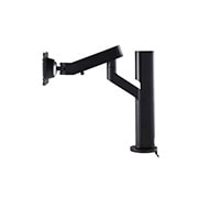 LG Ergo Stand, side view with the height adjusted downward, EG800BB, thumbnail 6