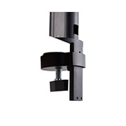 LG Ergo Stand, close-up view of C-Clamp & Grommet, EG800BB, thumbnail 8