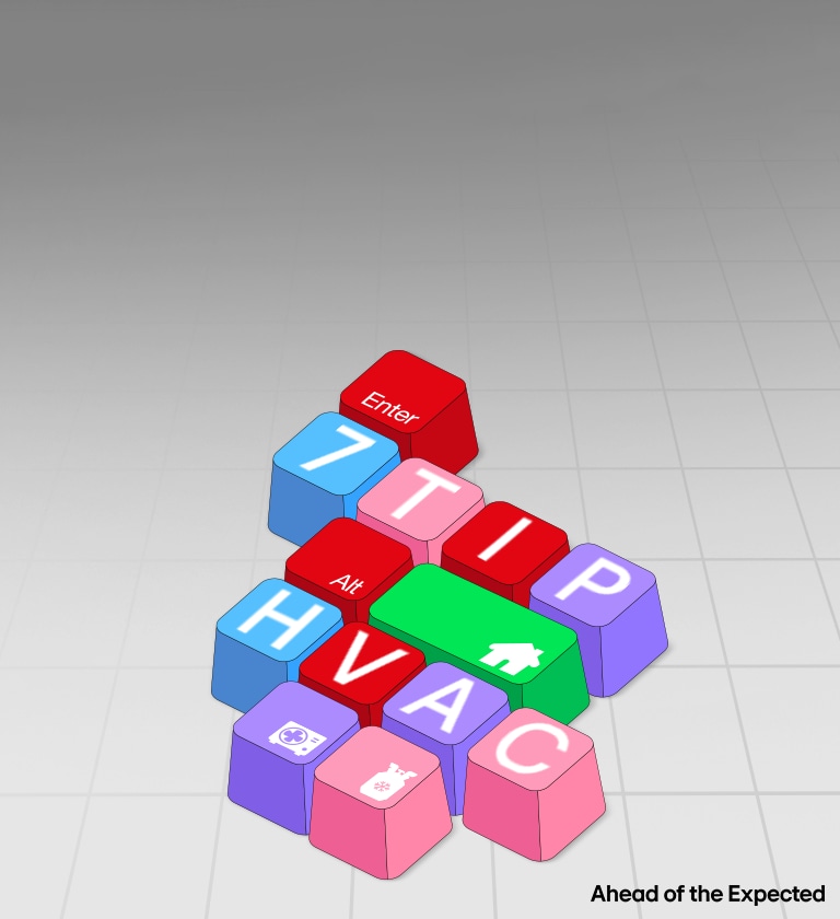 tip-hvac-keyboard-graphic-with-colorful-keys-icons-and-lg-tagline-ahead-of-the-expected