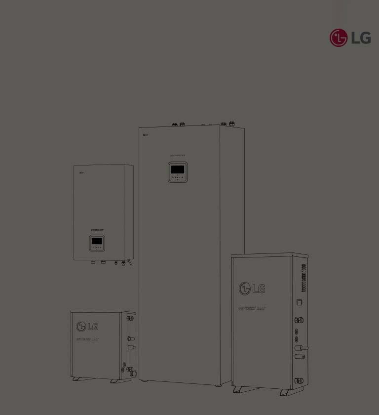 The side view of LG Hydro kit product is expressed in line drawing.